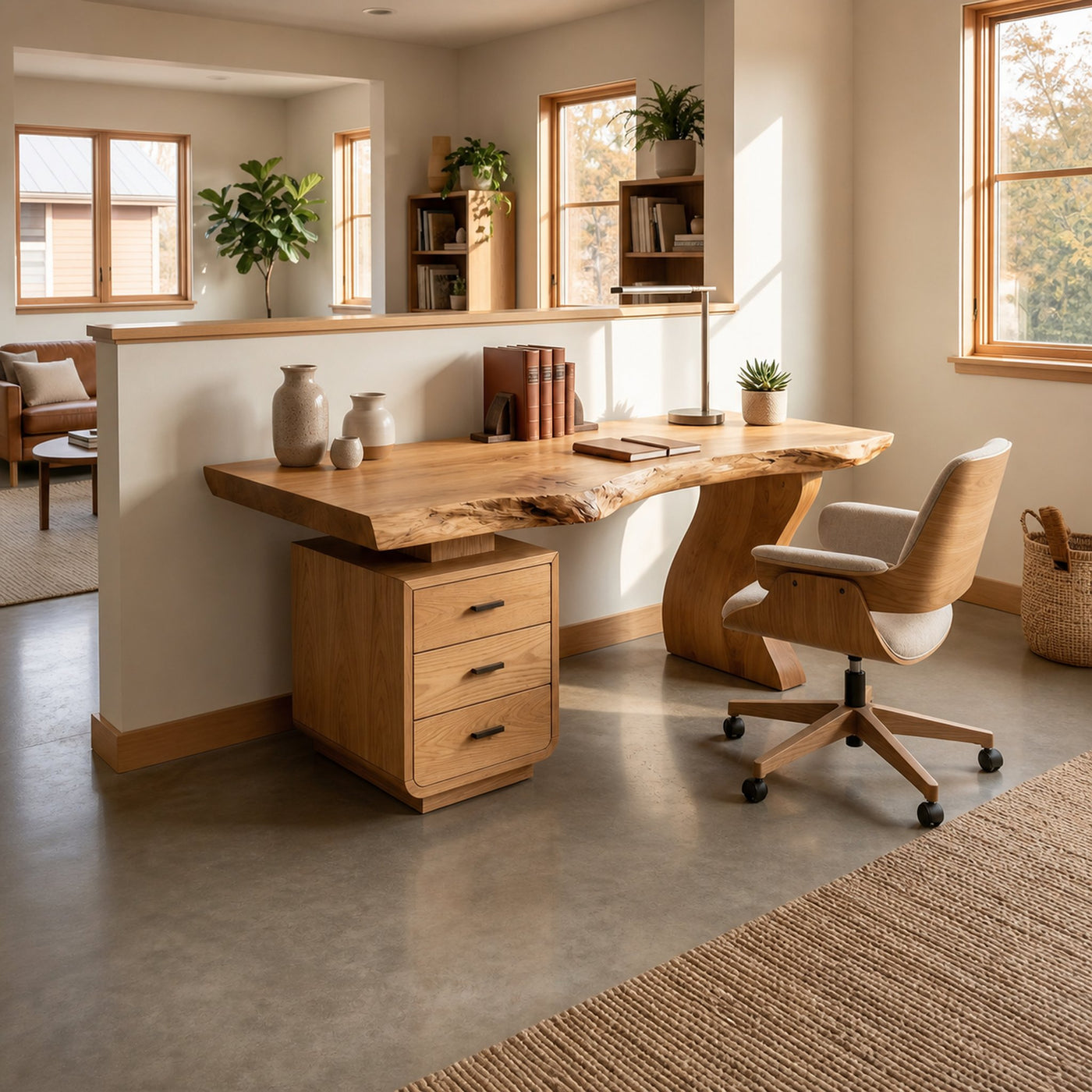 Contemporary Home Office Desk For Artistic Living Room - product view 5