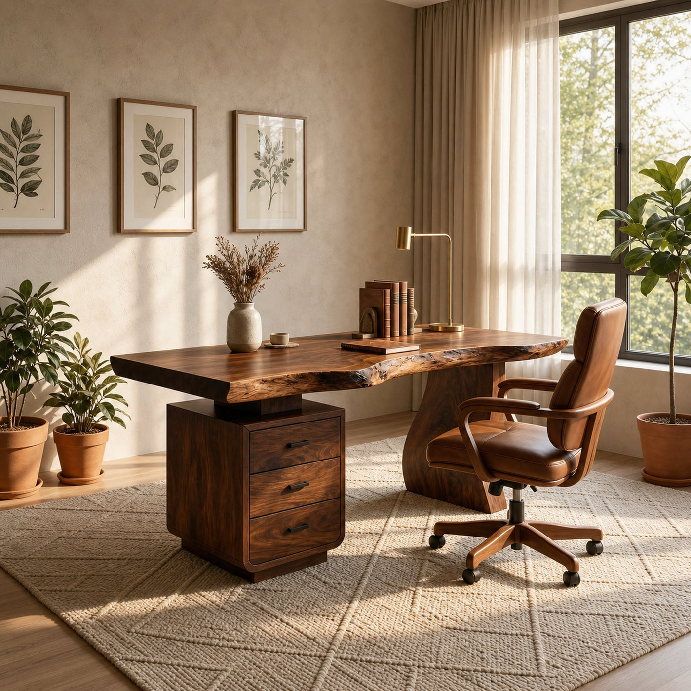 Contemporary Home Office Desk For Artistic Living Room - product view 6