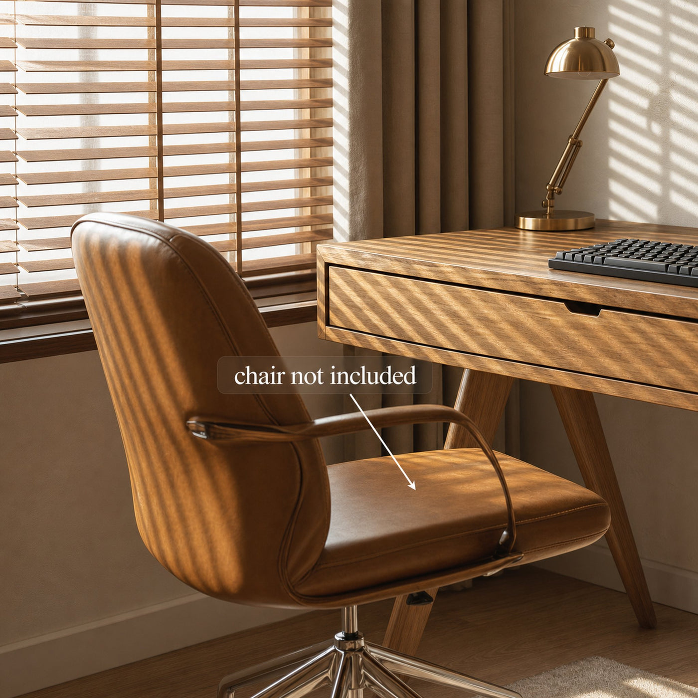 Contemporary Linear Work Desk Home Office And Studio Room - product view 3