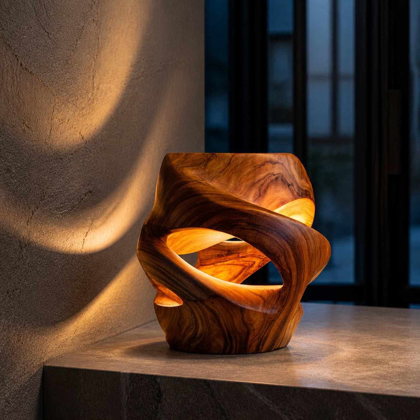 Contemporary Sculptural Lamp Dining Room Kitchen Island Corner Space