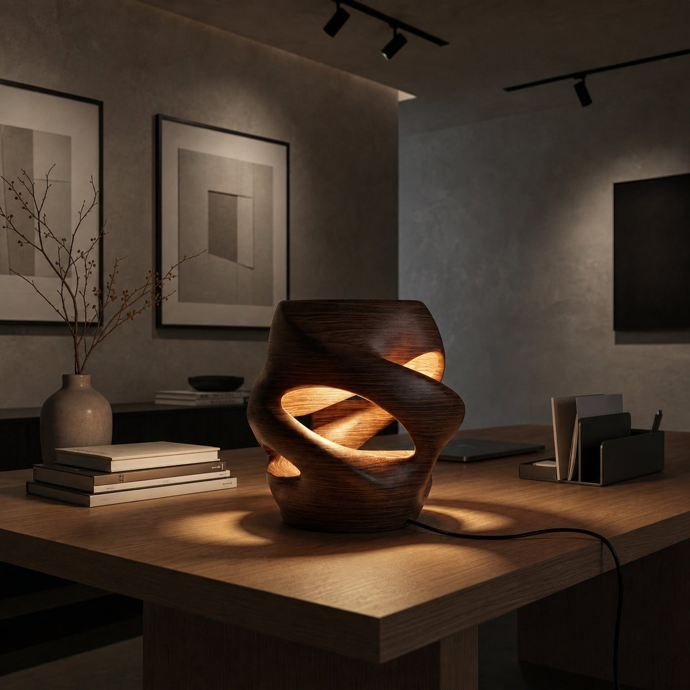 Contemporary Sculptural Lamp Dining Room Kitchen Island Corner Space - product view 7