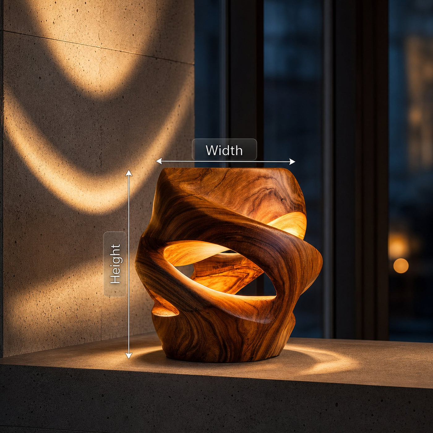 Contemporary Sculptural Lamp Dining Room Kitchen Island Corner Space - product view 8