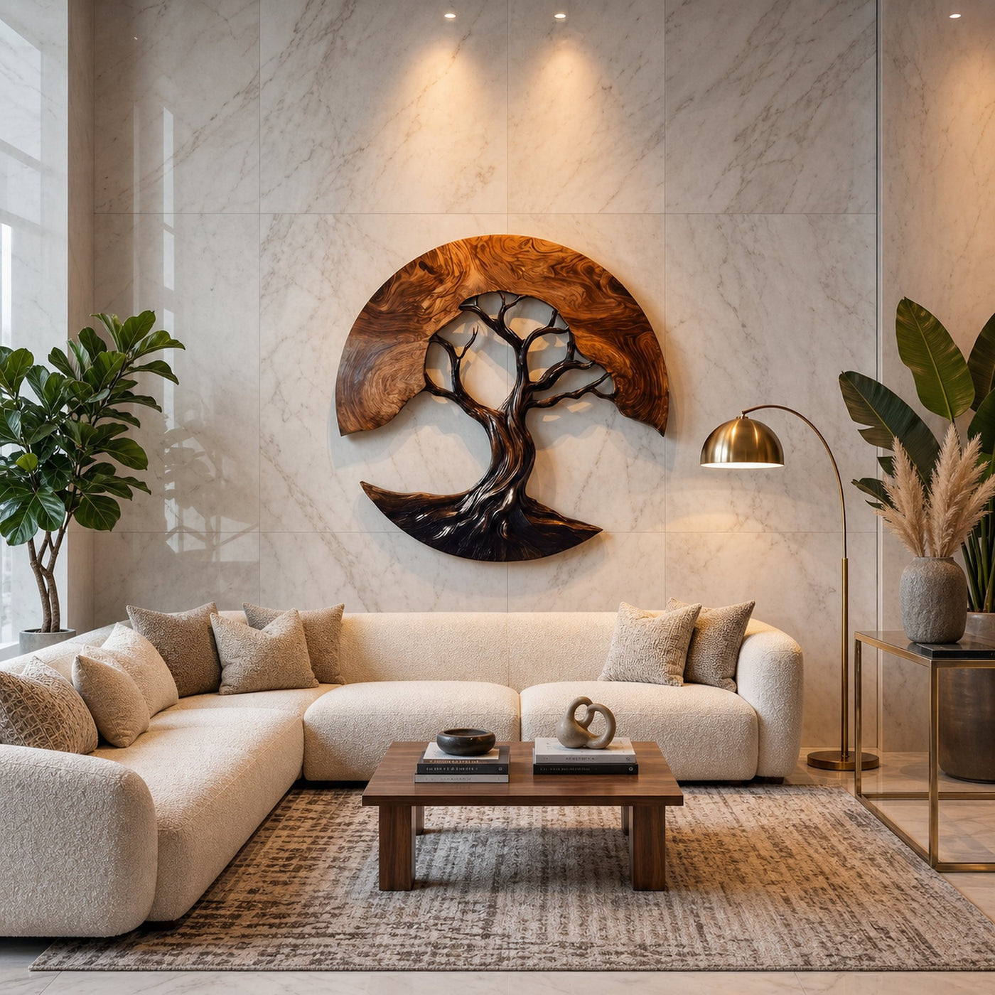 Contemporary Tree Wall Sculpture For Living Room - product view 6