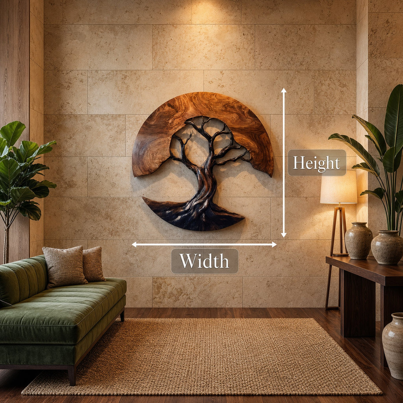 Contemporary Tree Wall Sculpture For Living Room - product view 8