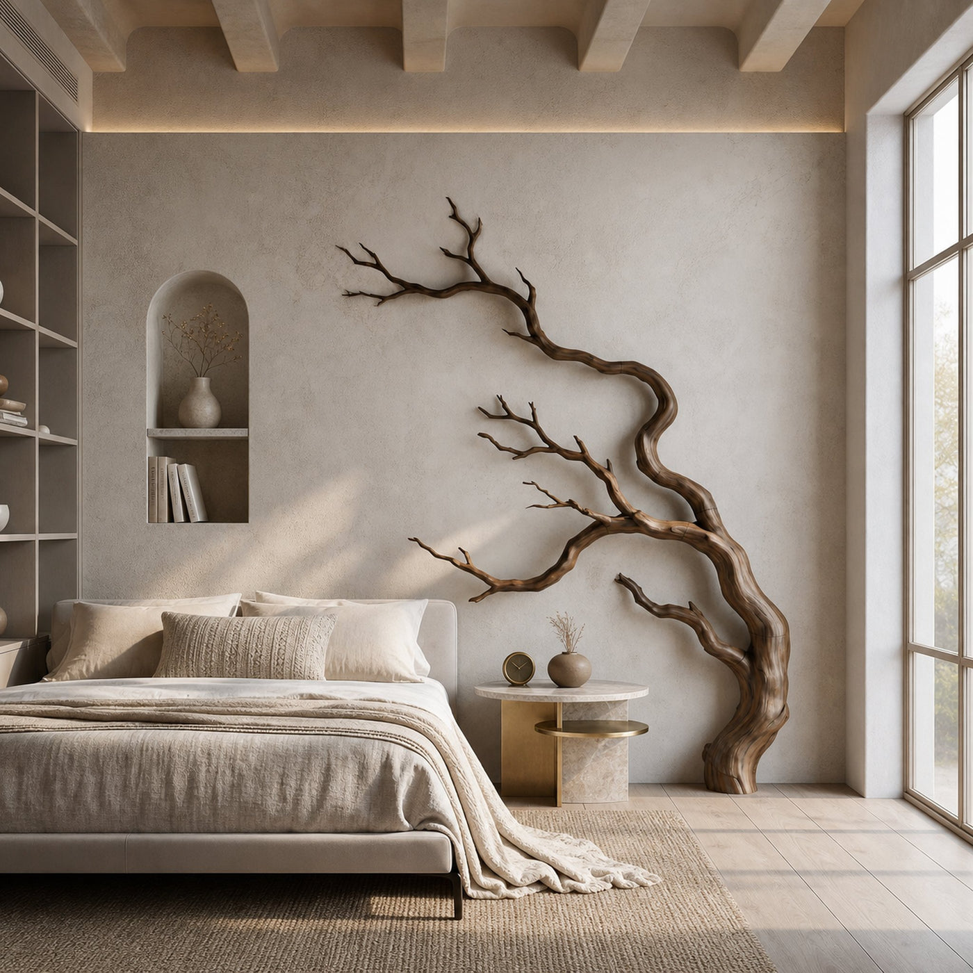 Contemporary Wall Decor Tree Branch Sculpture For Bedroom - product view 3