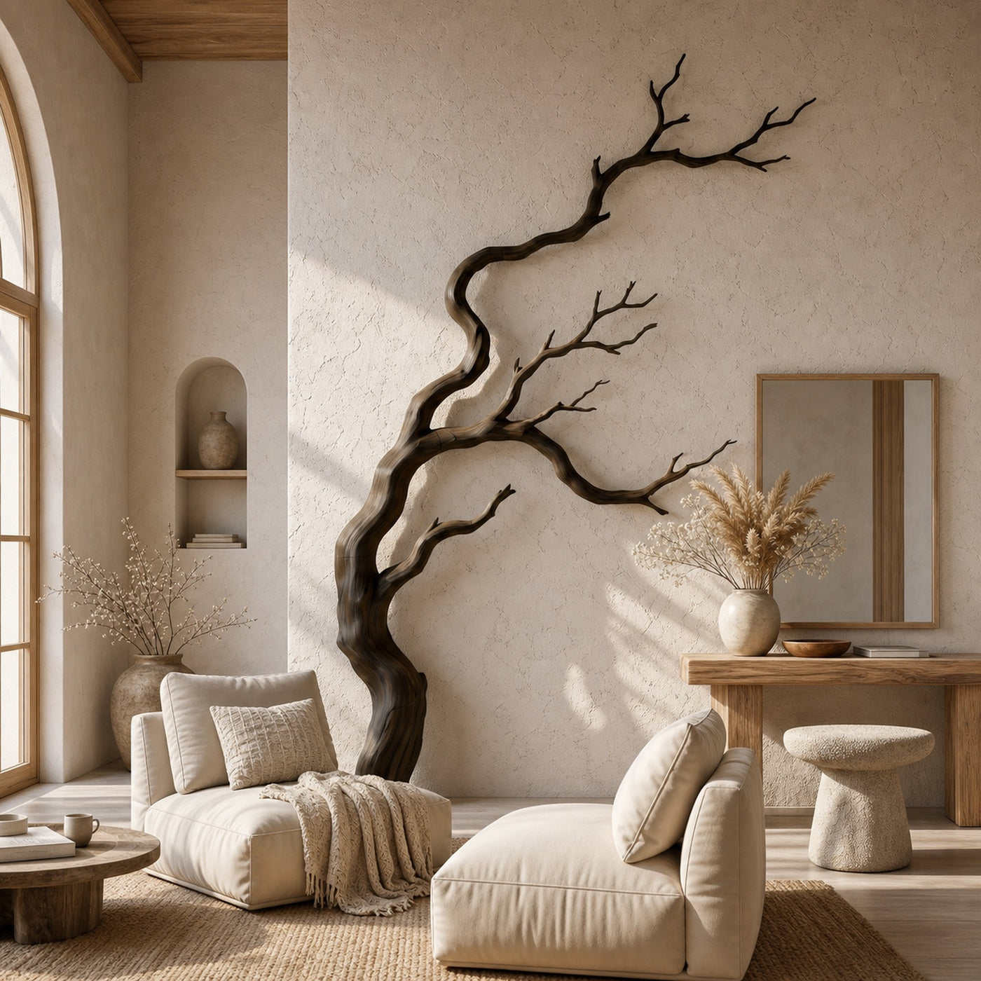 Contemporary Wall Decor Tree Branch Sculpture For Bedroom - product view 4