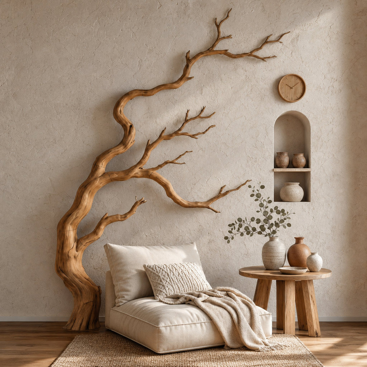 Contemporary Wall Decor Tree Branch Sculpture For Bedroom - product view 5