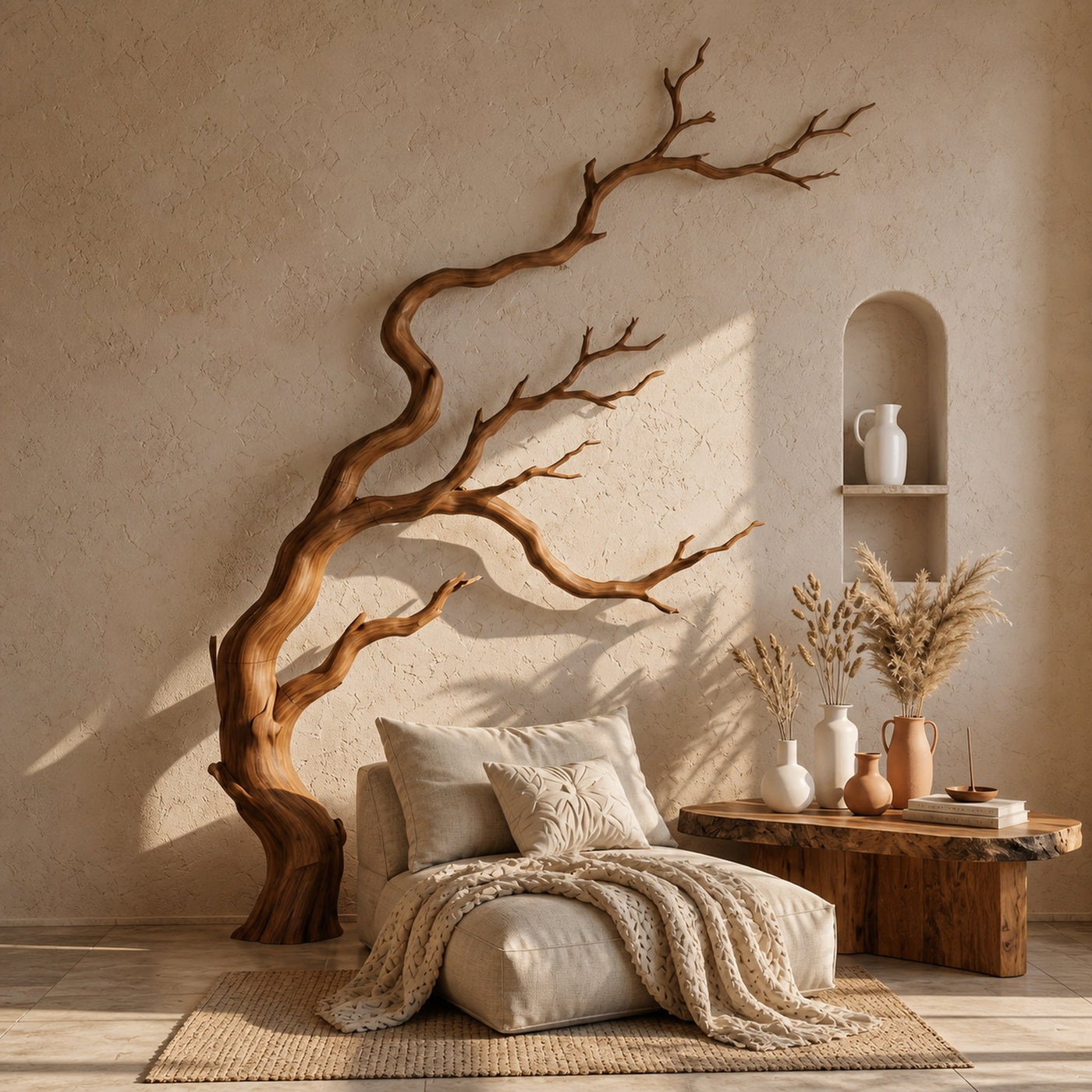Contemporary Wall Decor Tree Branch Sculpture For Bedroom - product view 6