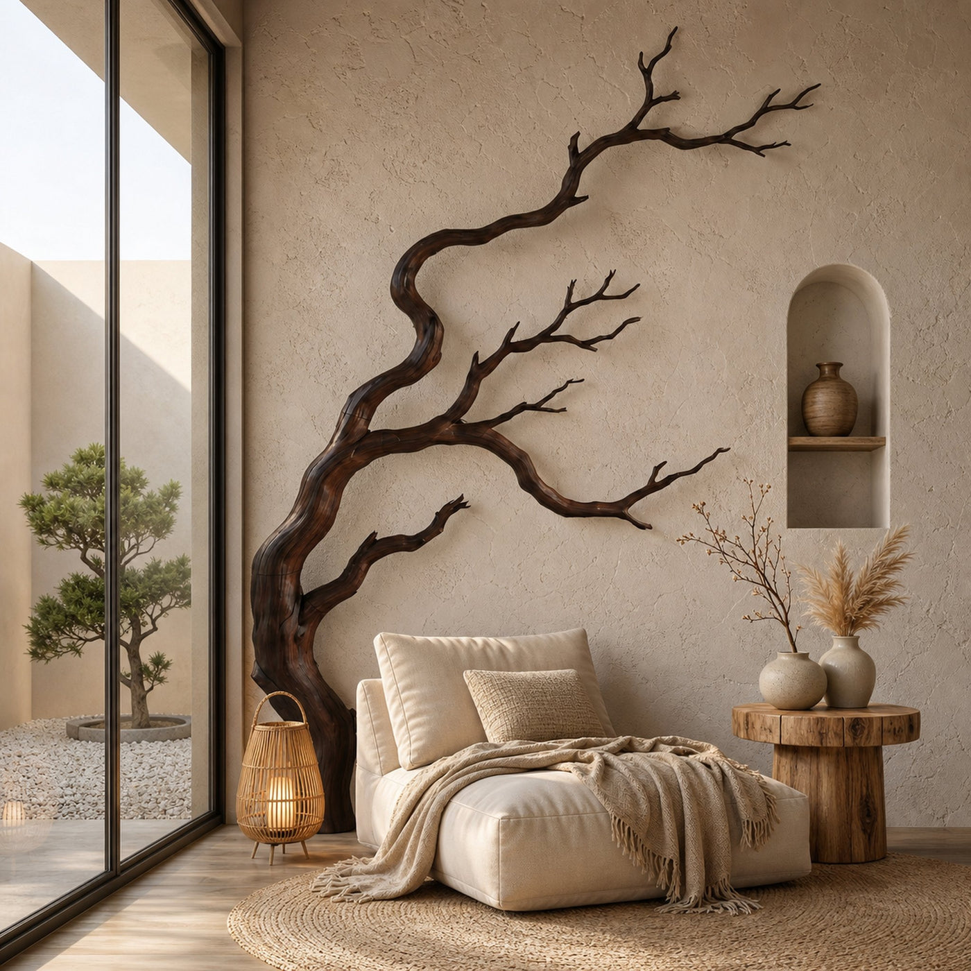 Contemporary Wall Decor Tree Branch Sculpture For Bedroom - product view 7