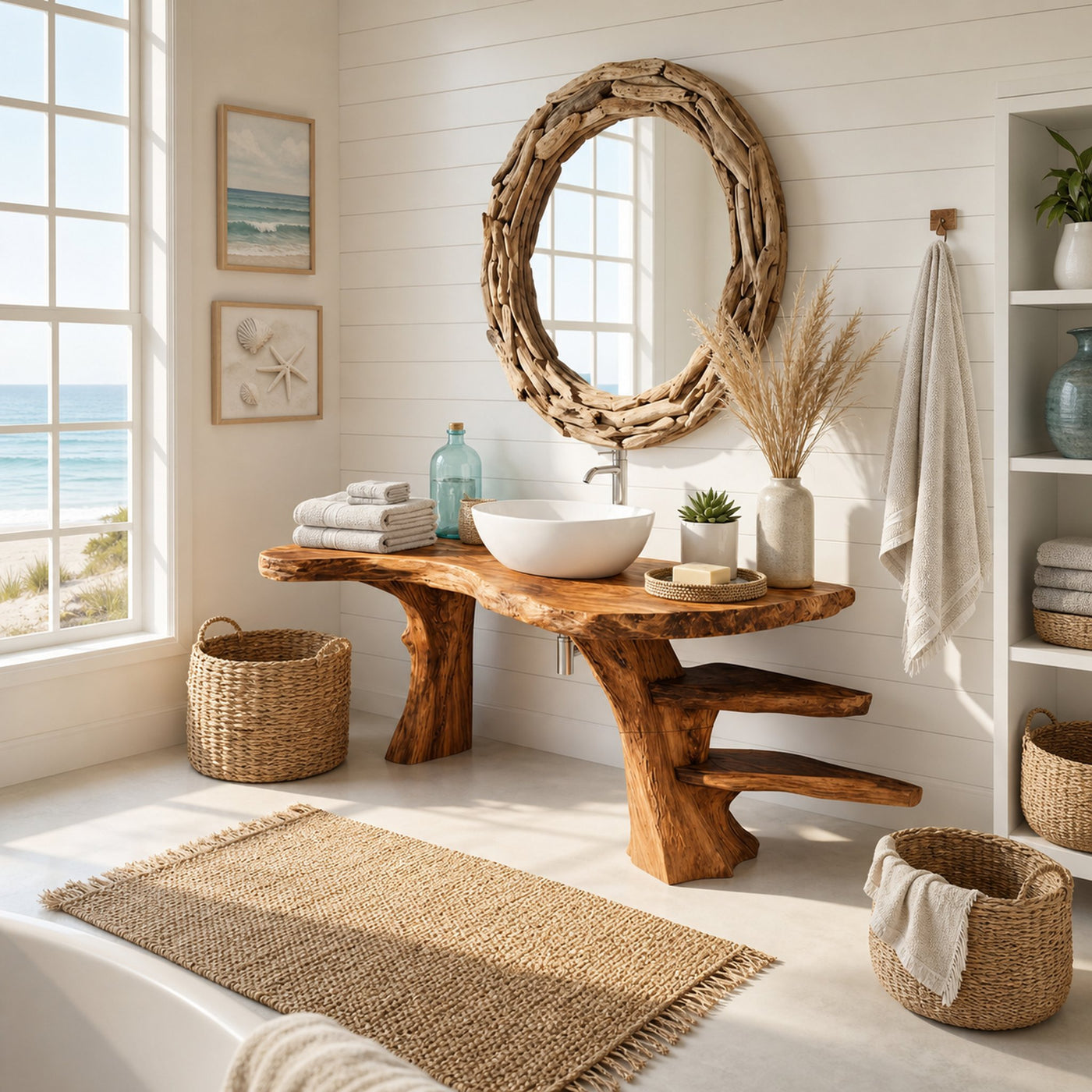 Contemporary Wood Bathroom Vanity For Ensuite Bathroom - product view 2