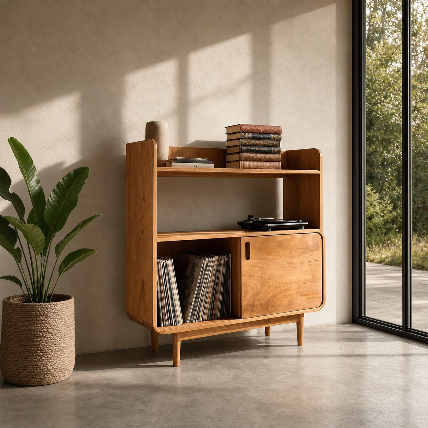 Elegant Turntable Cabinet For Music Lovers