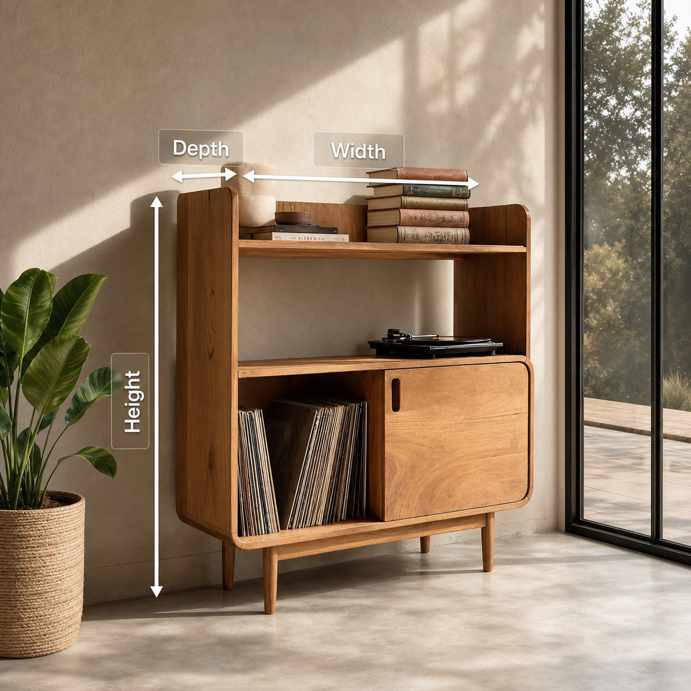 Elegant Turntable Cabinet For Music Lovers - product view 8