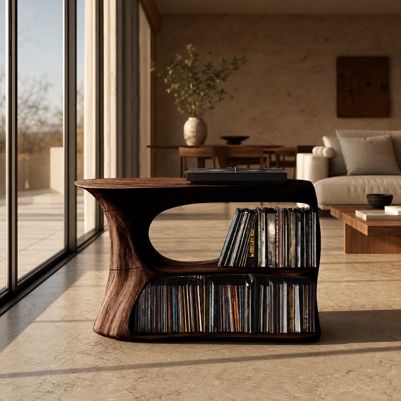 Farmhouse Record Cabinet For Entryway Organization - product view 7