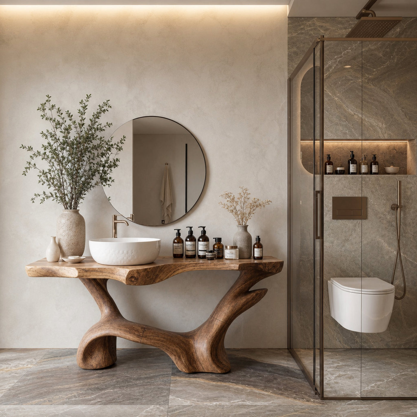 Farmhouse Solid Vanity For Country Bathroom Design - product view 3