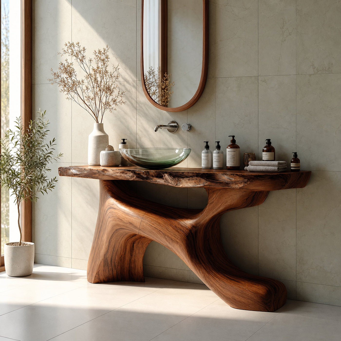Farmhouse Solid Vanity For Vintage Bathroom