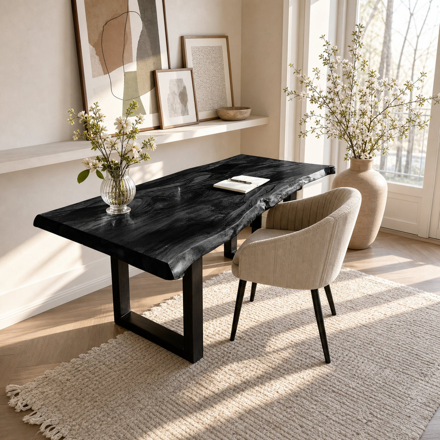Farmhouse Solid Wood Desk For Classic Decor - product view 4