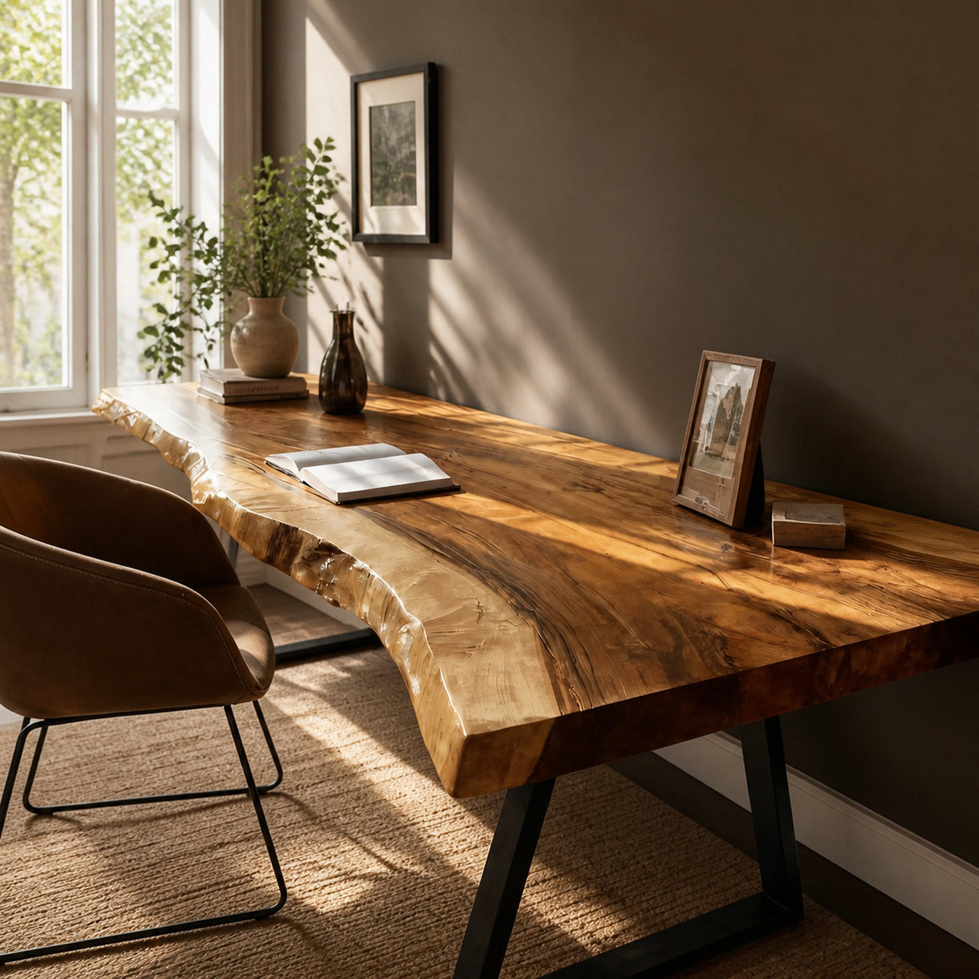 Farmhouse Solid Wood Tabletop For Bedroom Design - product view 5