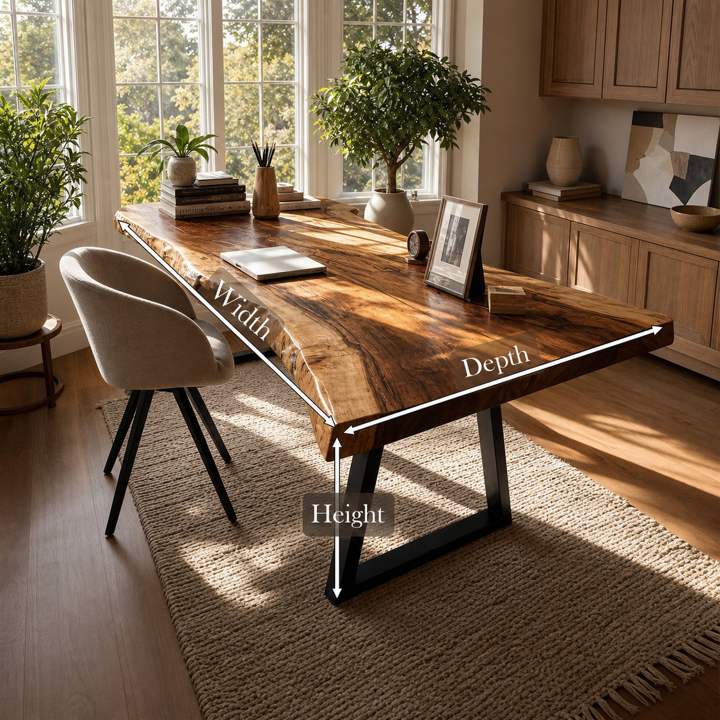 Farmhouse Solid Wood Tabletop For Bedroom Design - product view 8