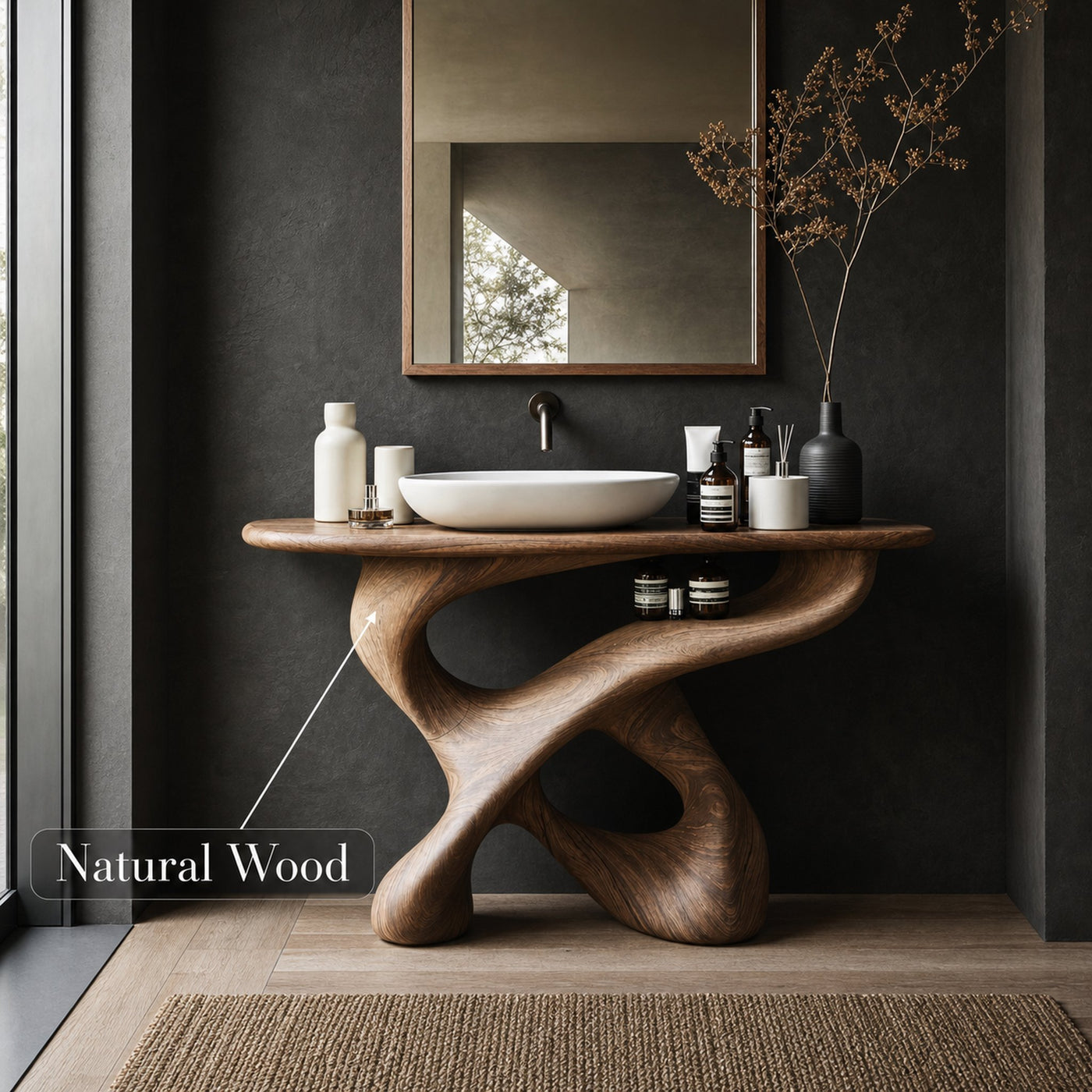 Farmhouse Vanity For Handmade Bathroom Furniture - product view 5