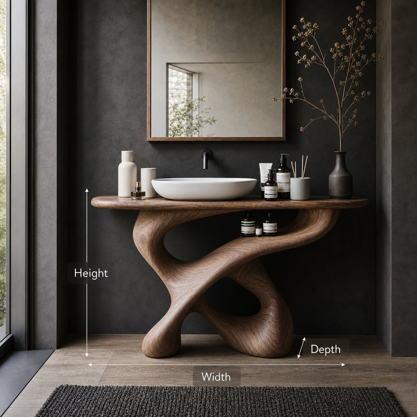 Farmhouse Vanity For Handmade Bathroom Furniture - product view 6
