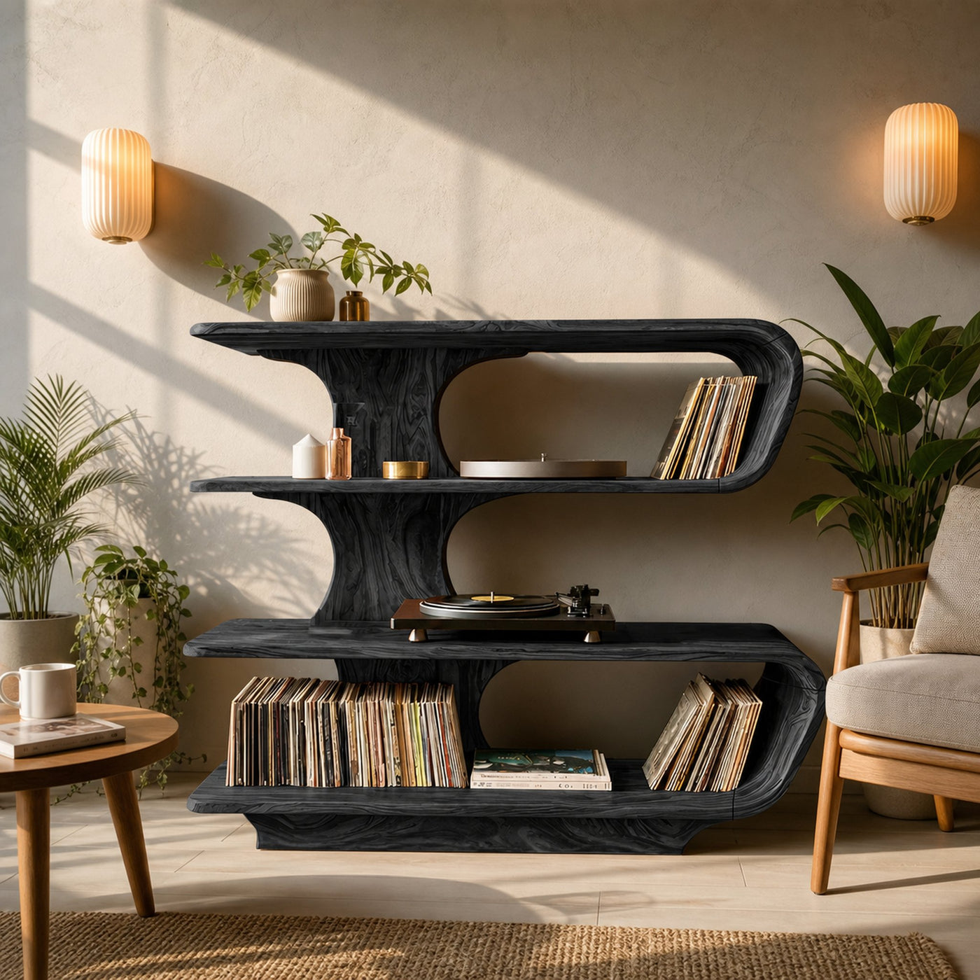 Farmhouse Vinyl Storage Console For Bedroom Decor - product view 4
