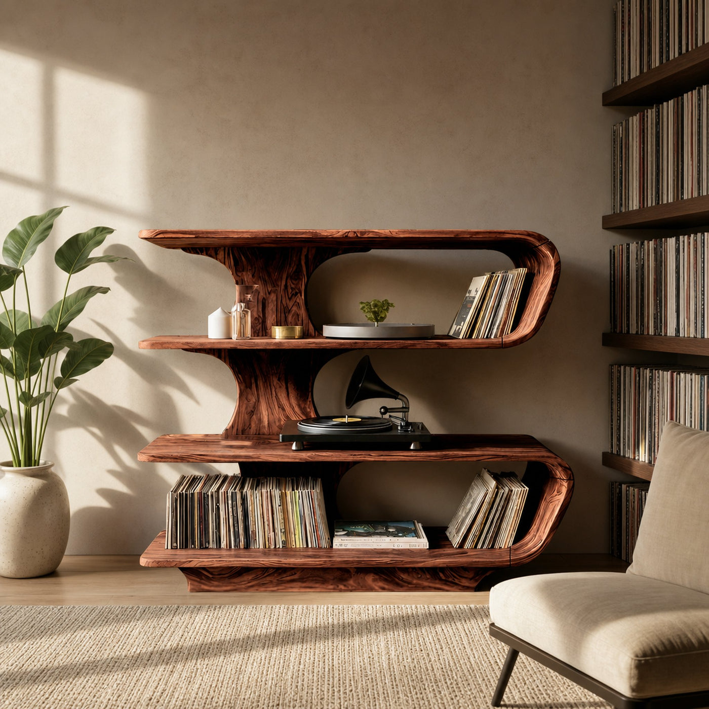 Farmhouse Vinyl Storage Console For Bedroom Decor - product view 7