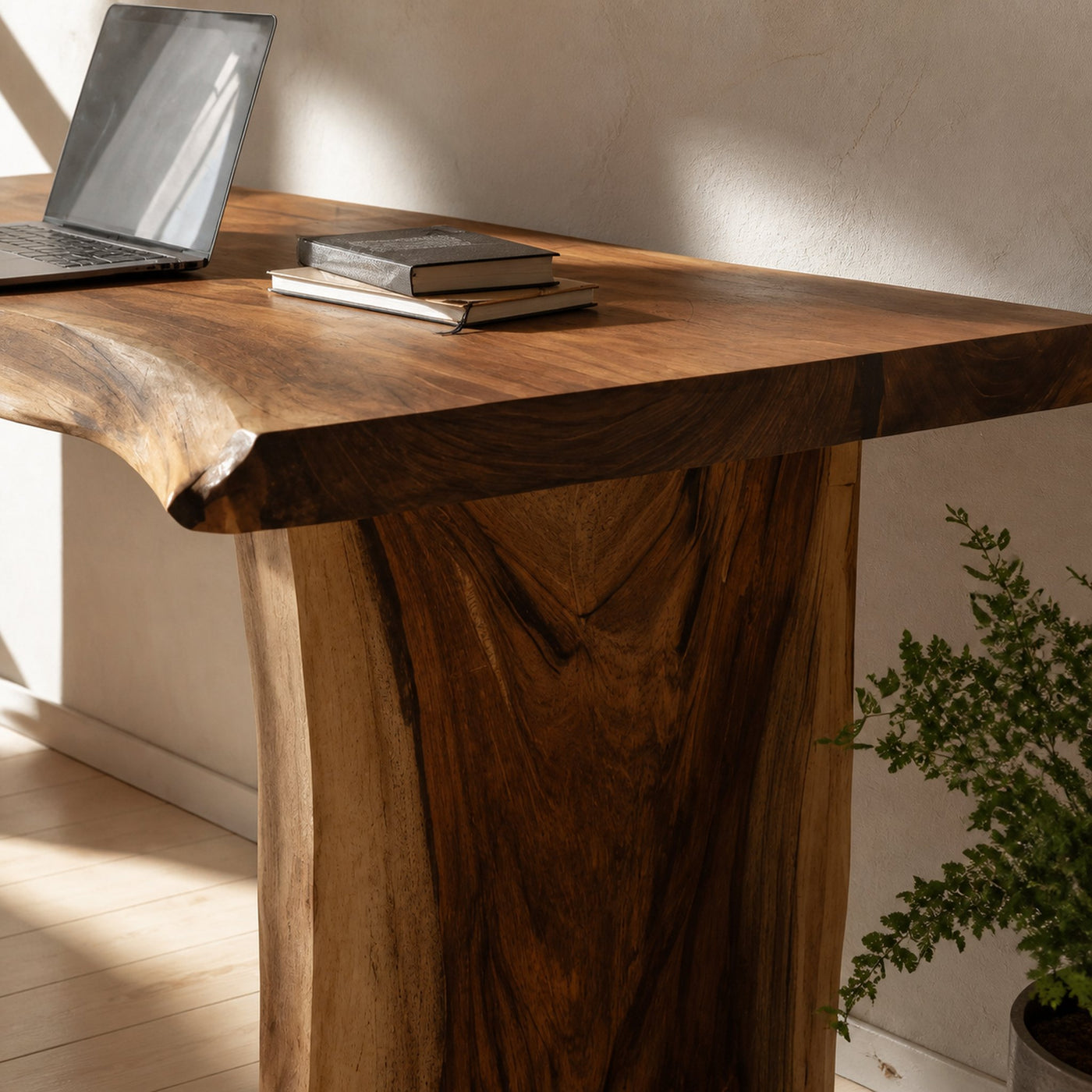 Farmhouse Wooden Desk For Home Workspace And Decor - product view 4