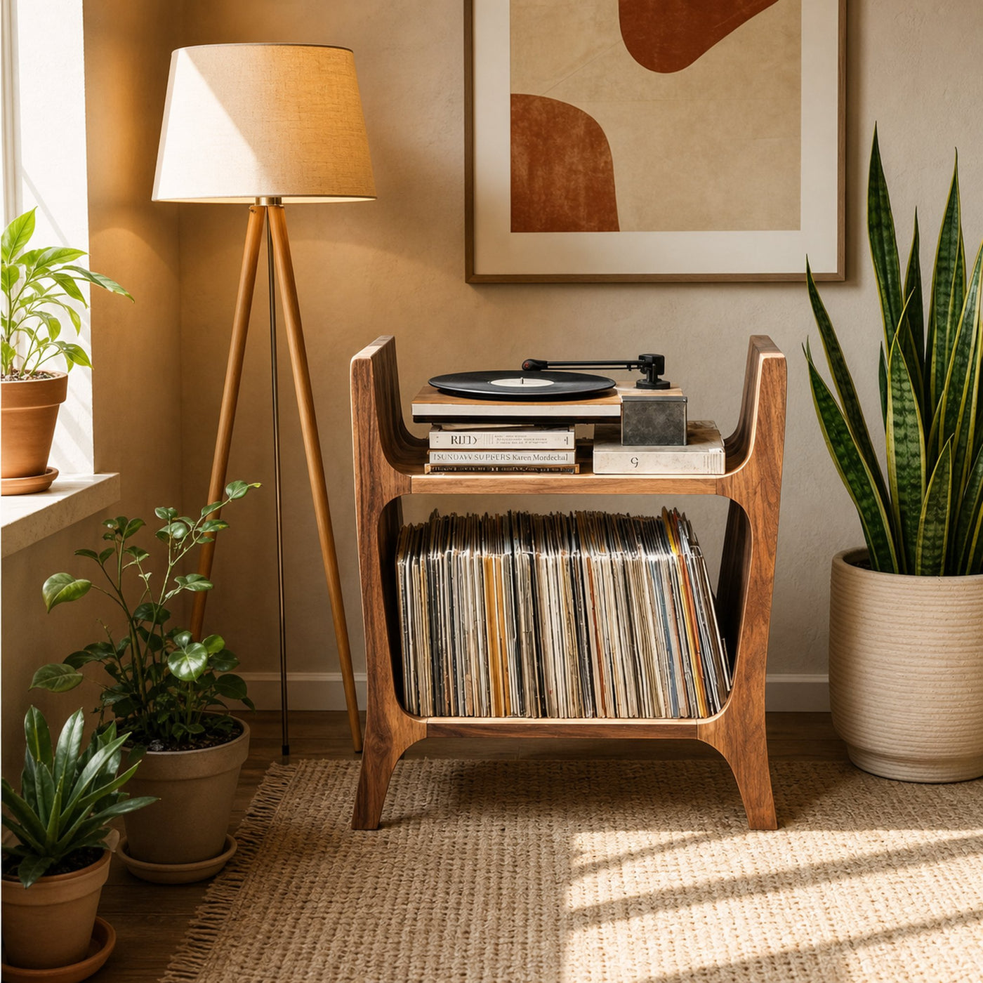 Farmhouse Wooden Media Console For Entryway Decor - product view 3