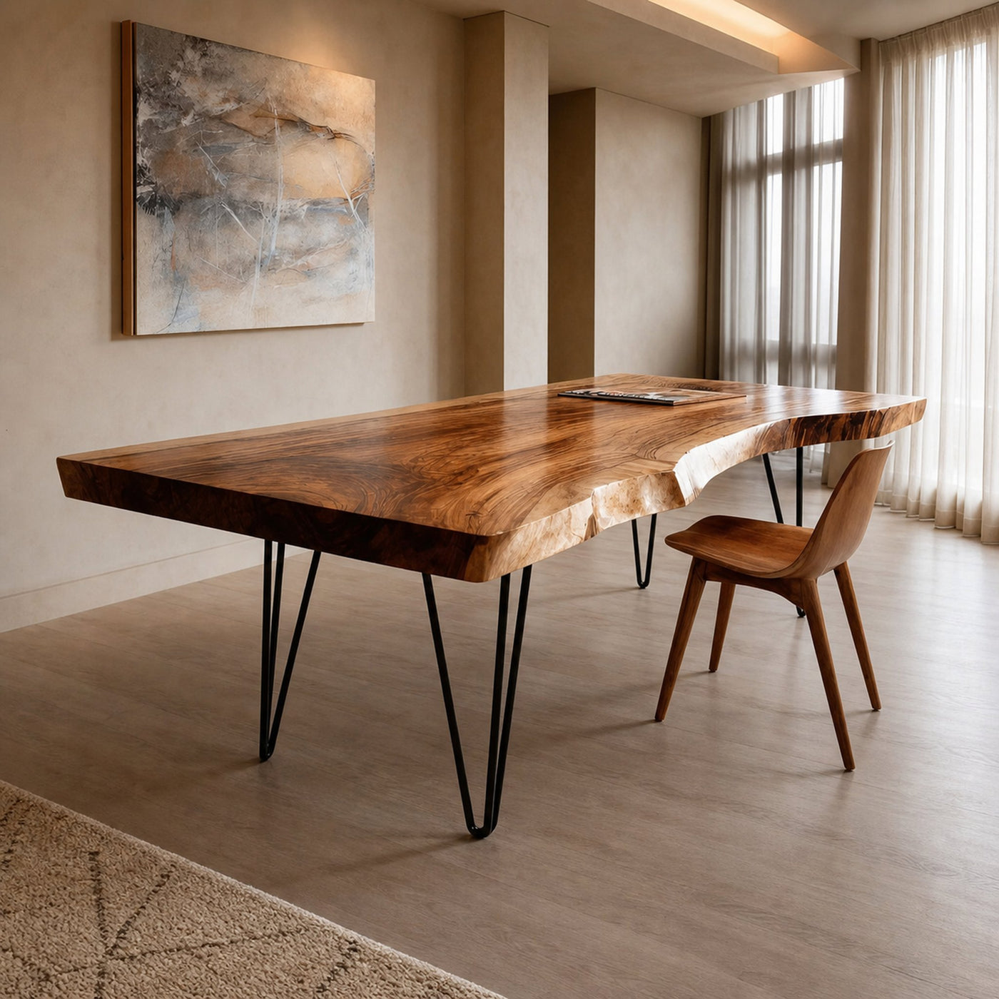 Farmhouse Wooden Tabletop For Rustic Home Decor