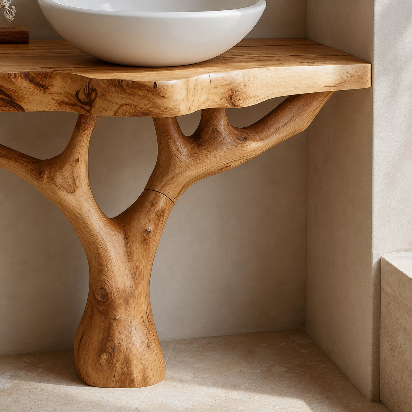 Floating Wood Bathroom Vanity For Sleek Interiors - product view 4