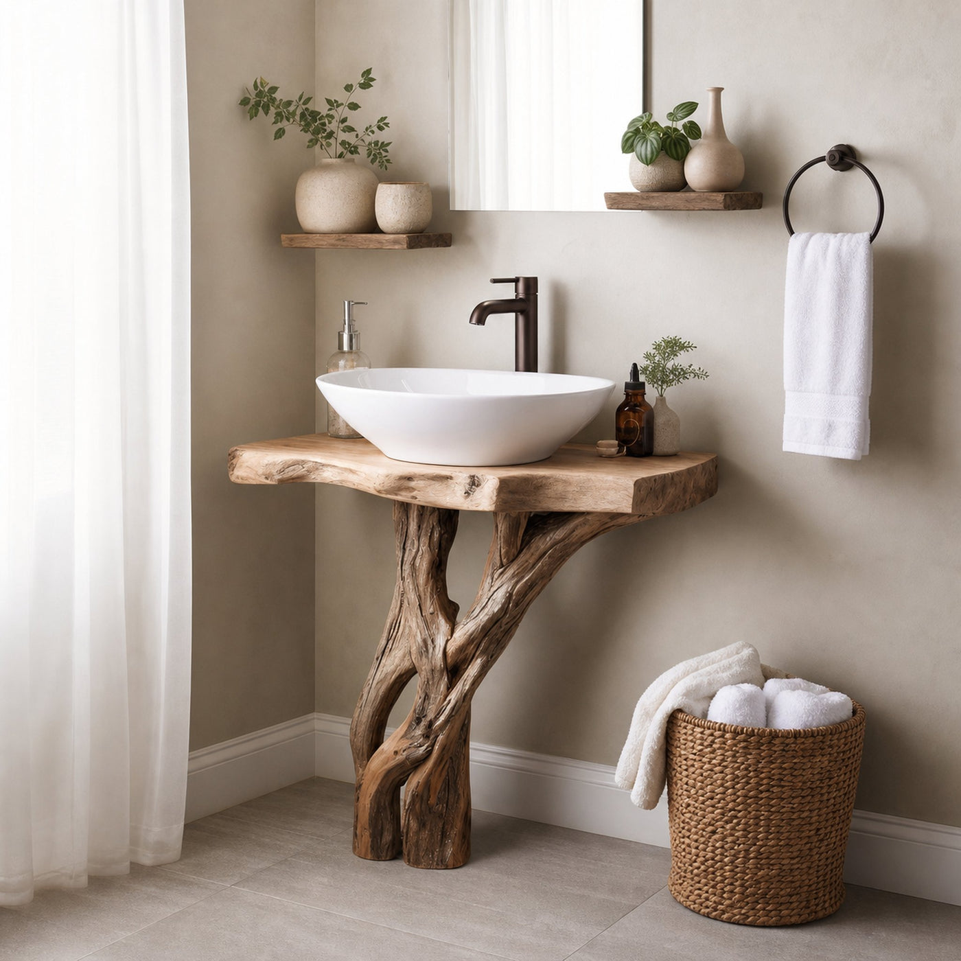 Handcrafted Bathroom Vanity