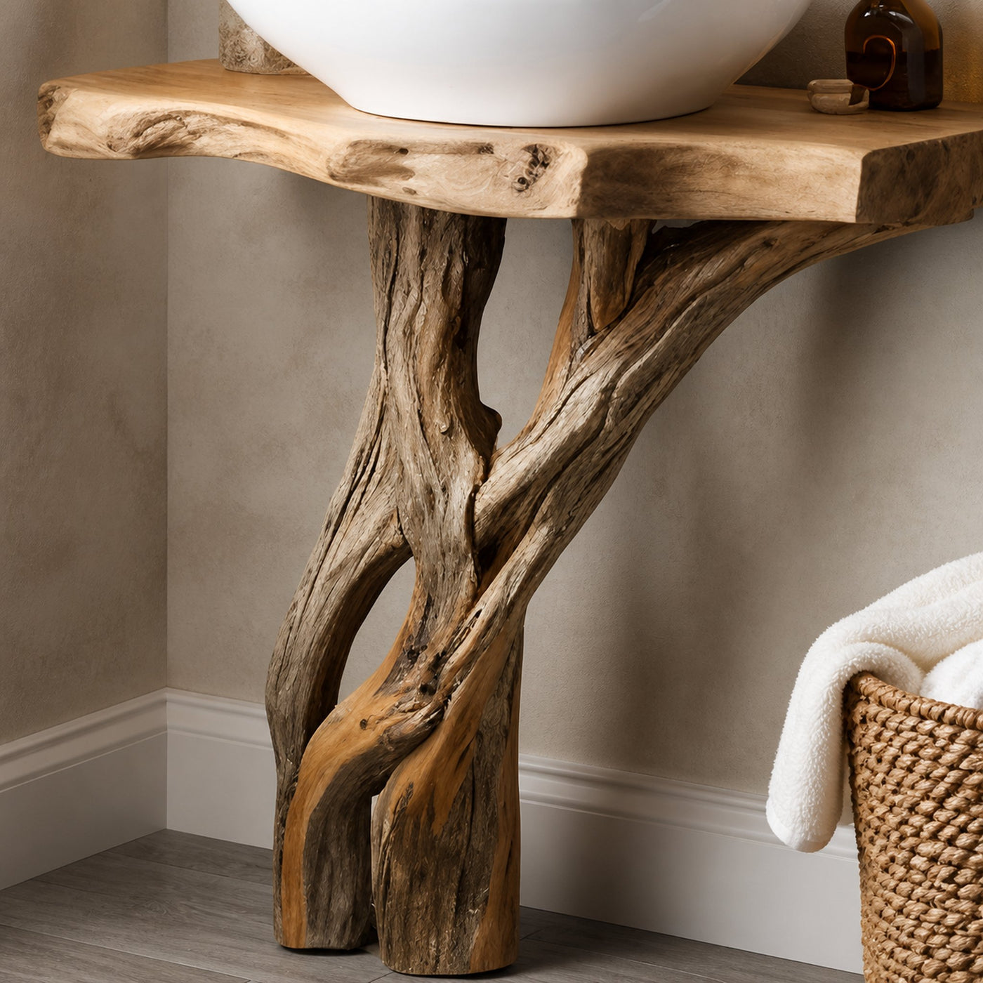 Handcrafted Bathroom Vanity - product view 2