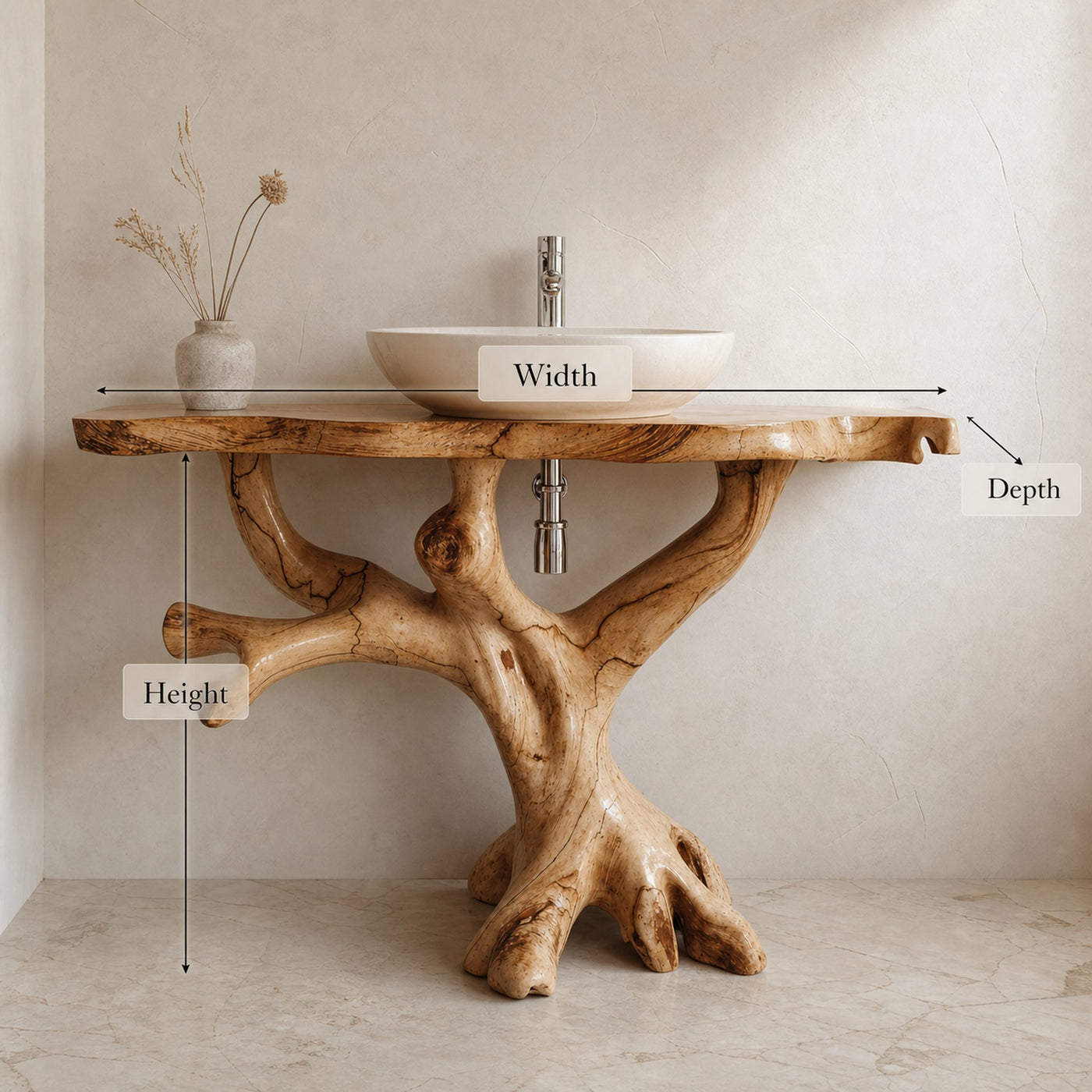Handcrafted Bathroom Vanity - product view 6