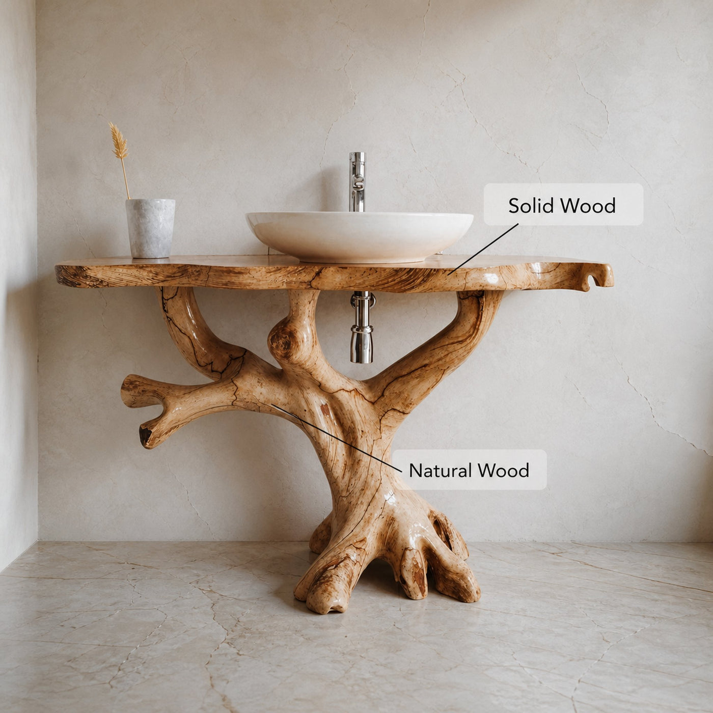Handcrafted Bathroom Vanity - product view 7