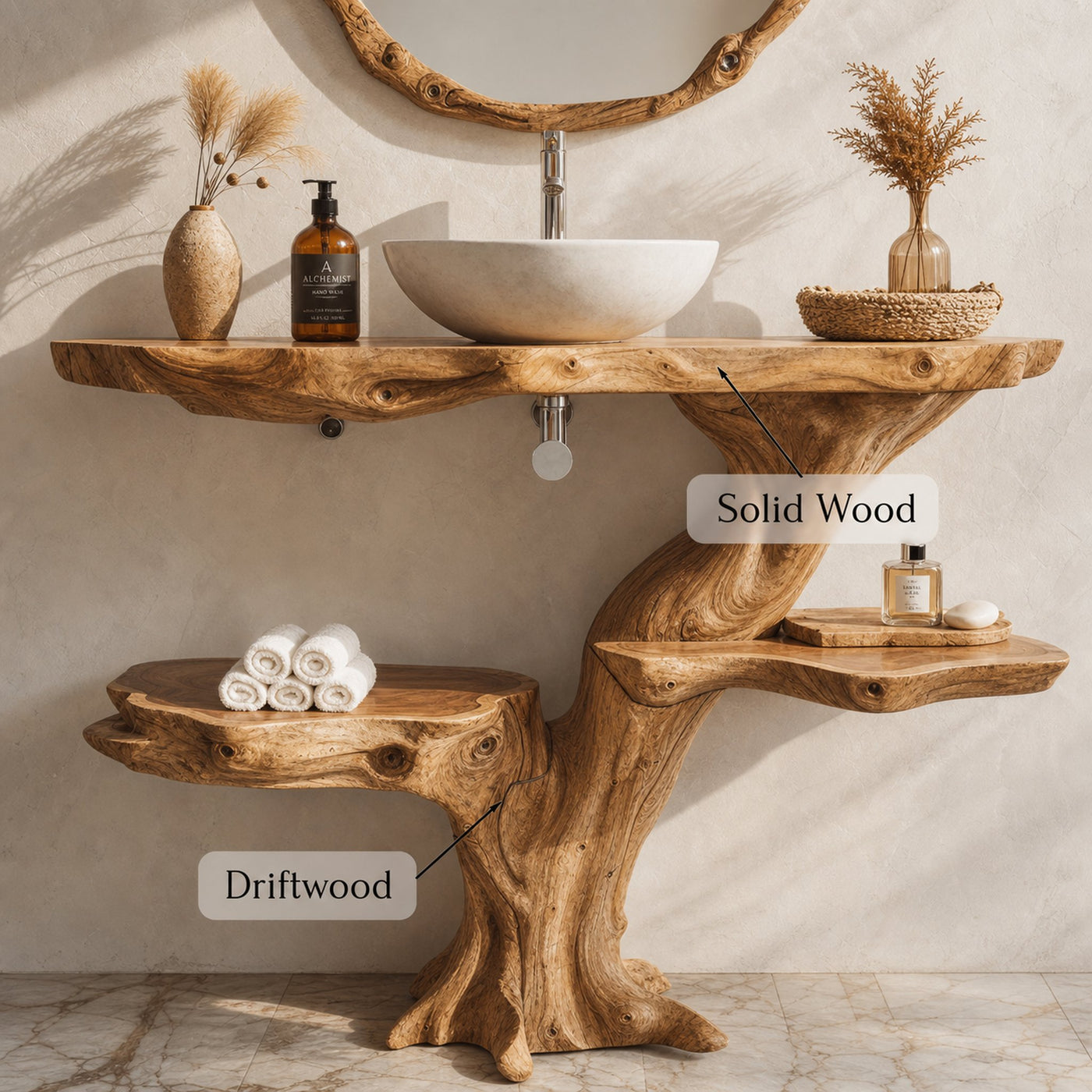 Handcrafted Bathroom Vanity Bathroom - product view 4