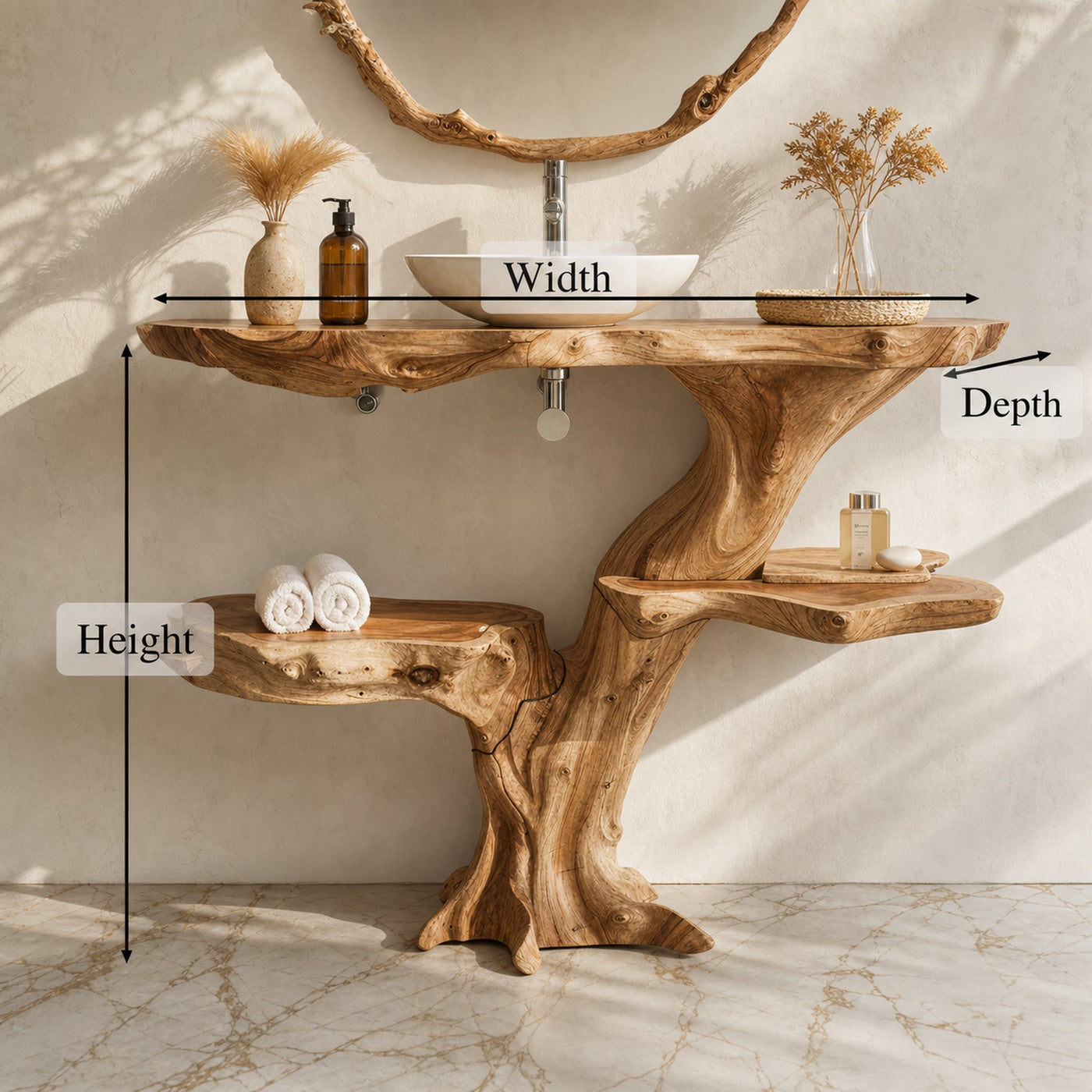 Handcrafted Bathroom Vanity Bathroom - product view 5