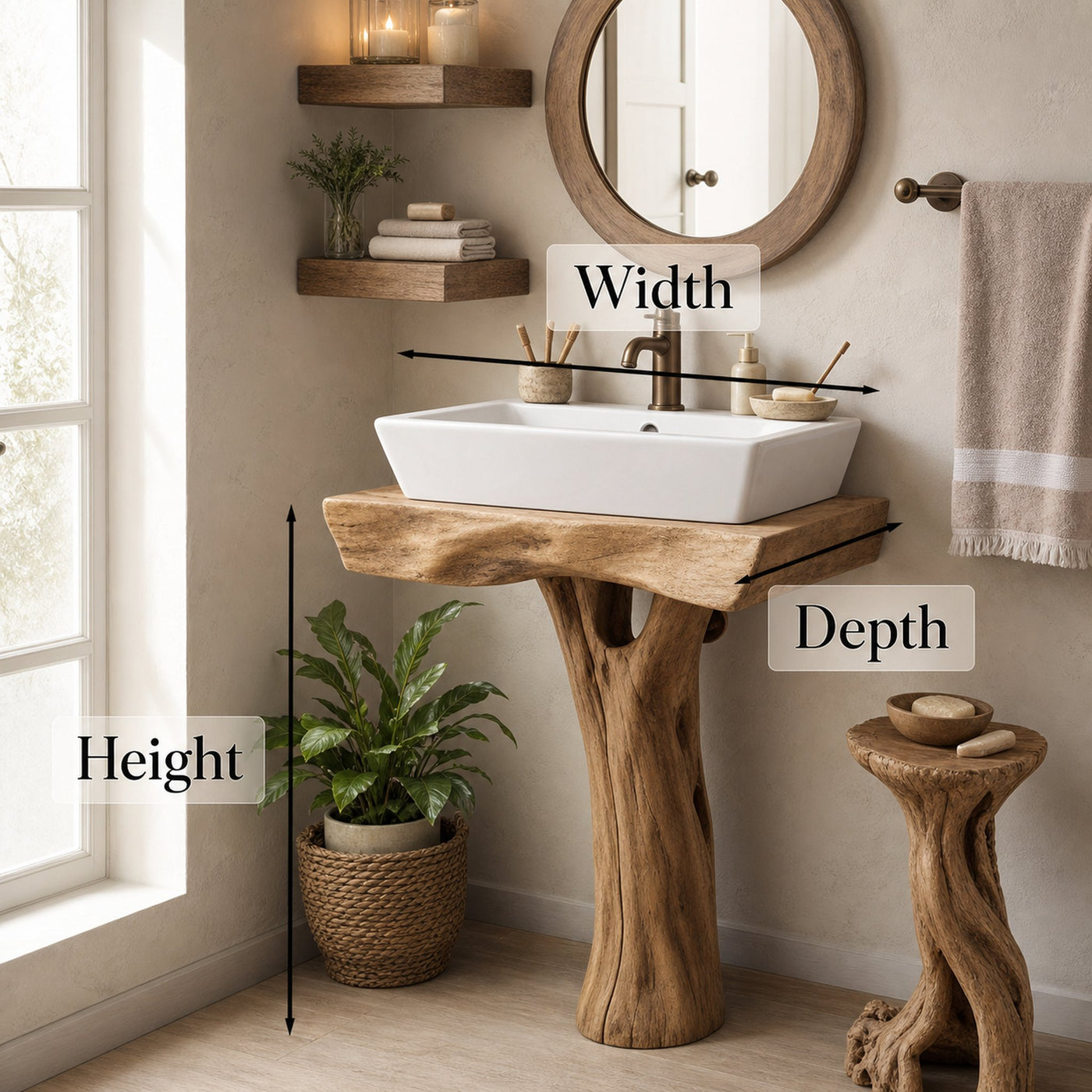 Handcrafted Bathroom Vanity Bathroom - product view 4