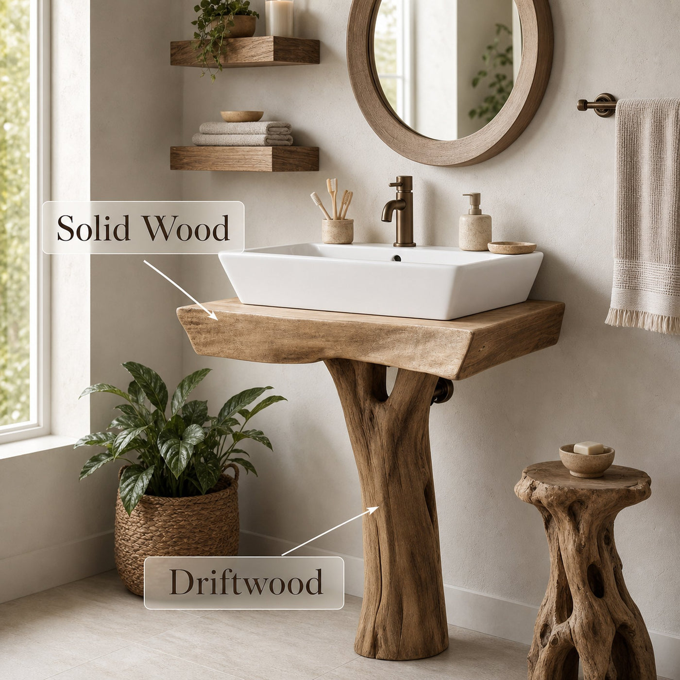 Handcrafted Bathroom Vanity Bathroom - product view 5