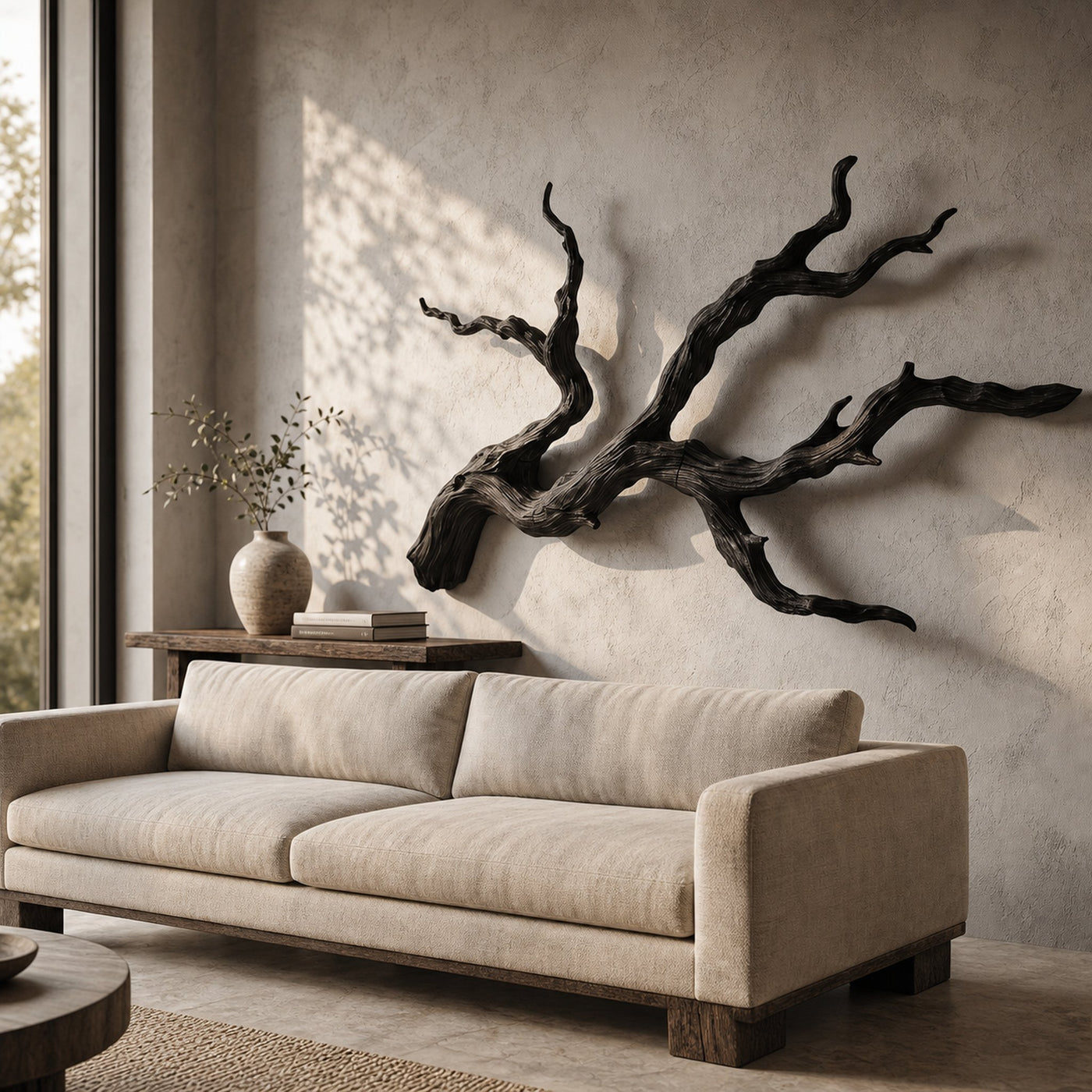 Handcrafted Branch Wall Decor Nature Inspired Sculpture For Living Room - product view 2