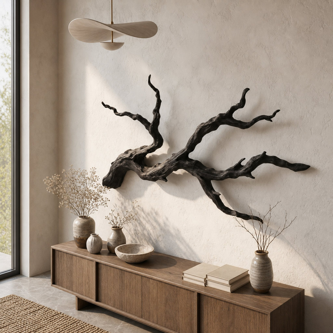 Handcrafted Branch Wall Decor Nature Inspired Sculpture For Living Room - product view 3