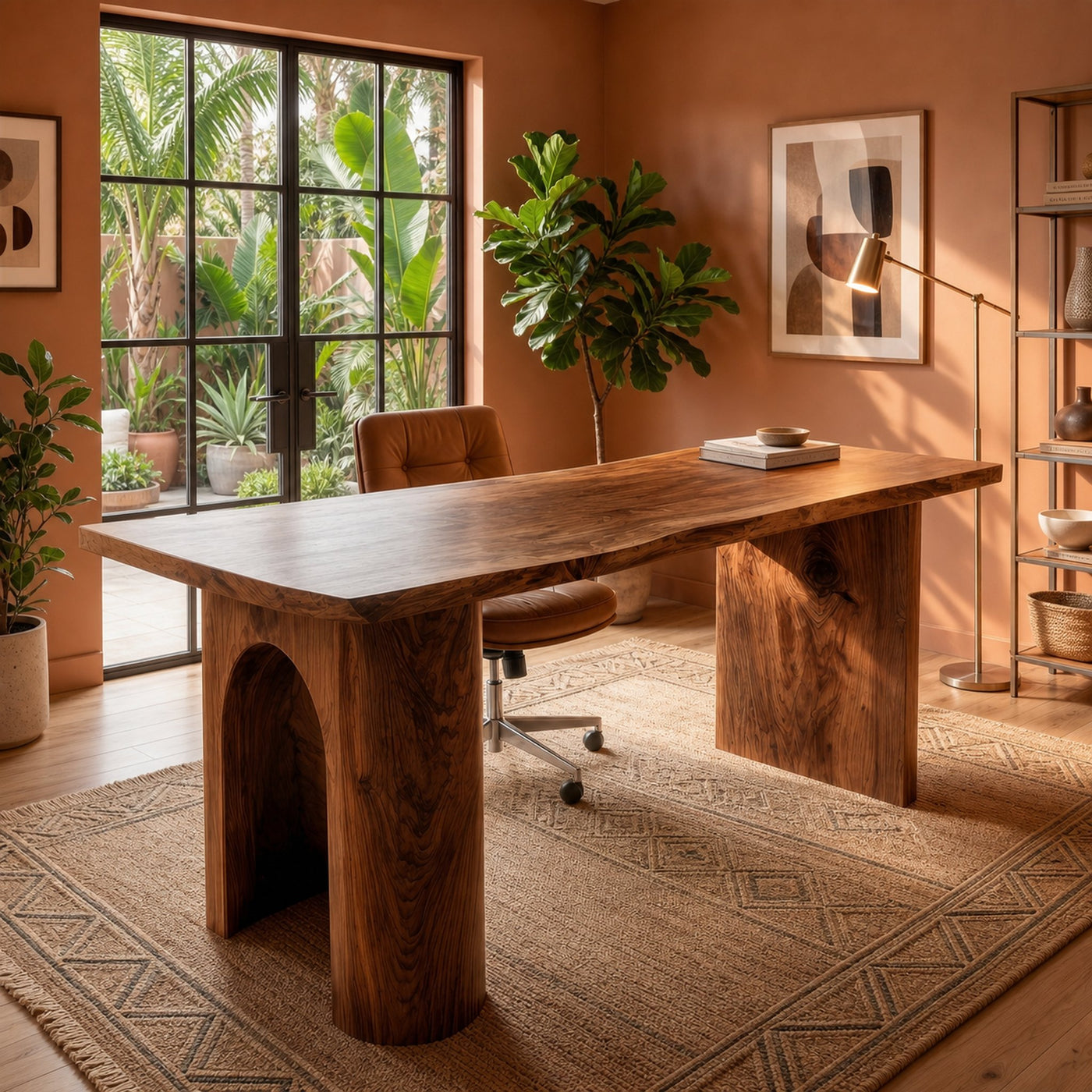 Handcrafted Executive Desk For Home Office And Professional Workspace - product view 7