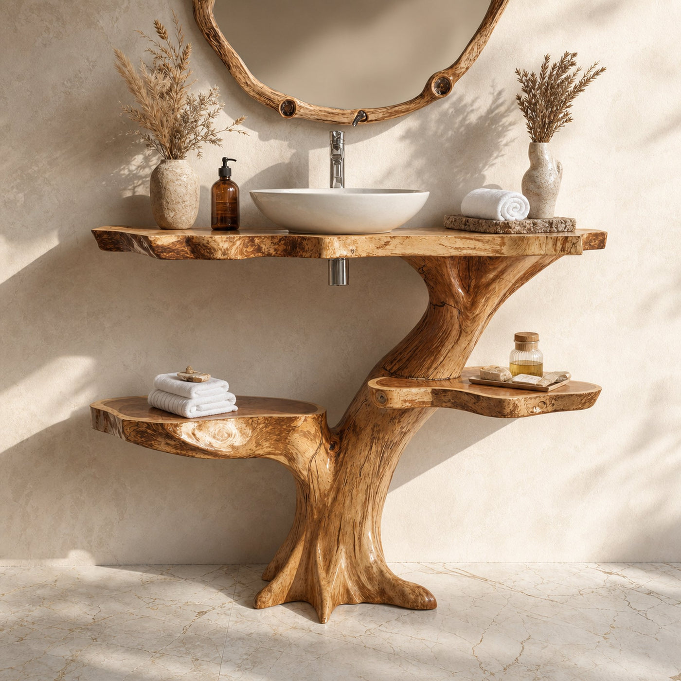 Handcrafted Floating Bathroom Vanity