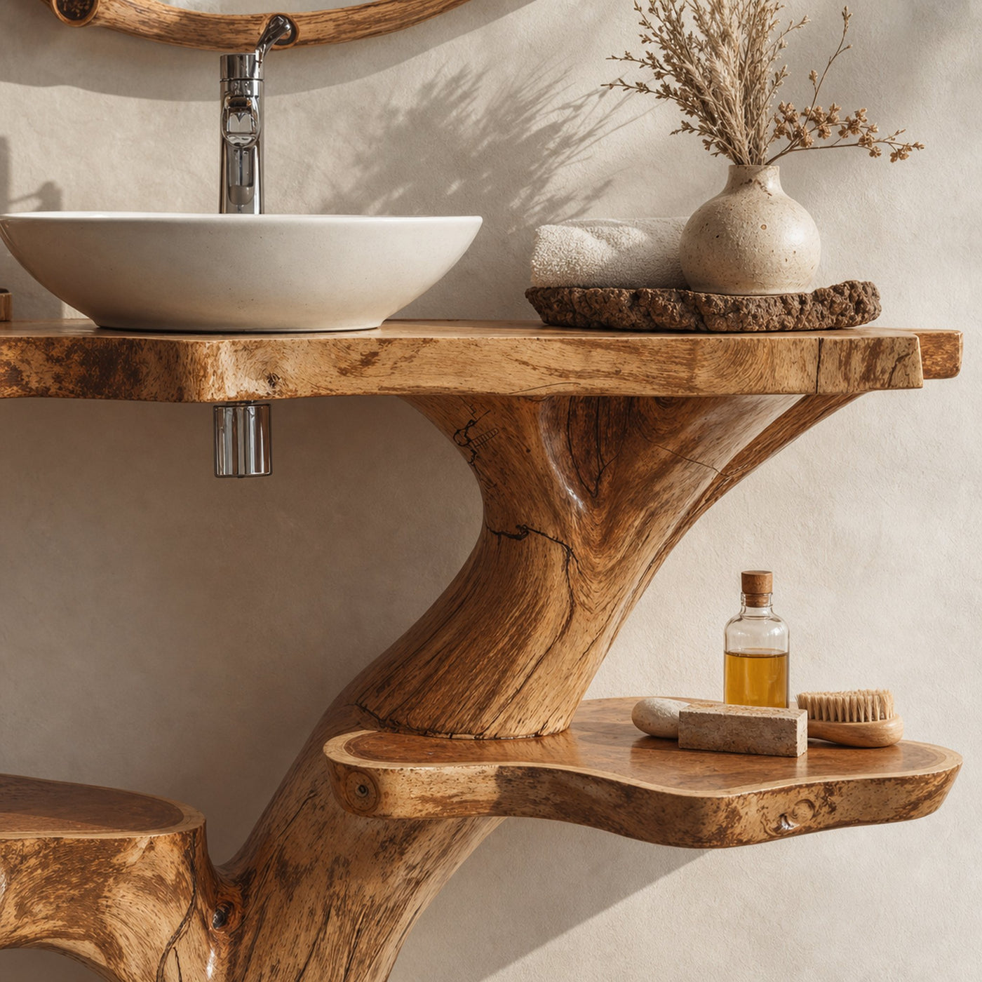 Handcrafted Floating Bathroom Vanity - product view 3