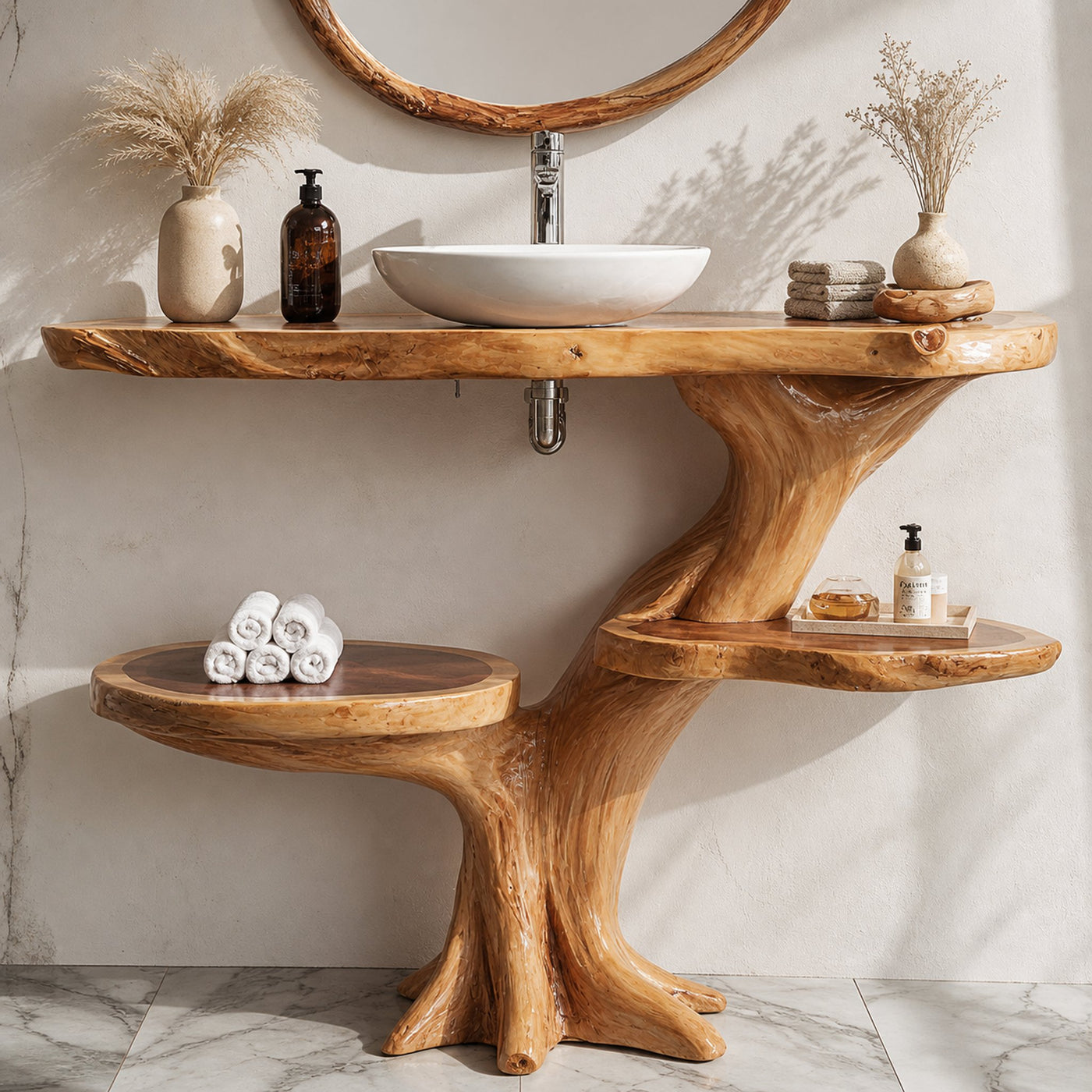Handcrafted Floating Bathroom Vanity - product view 8