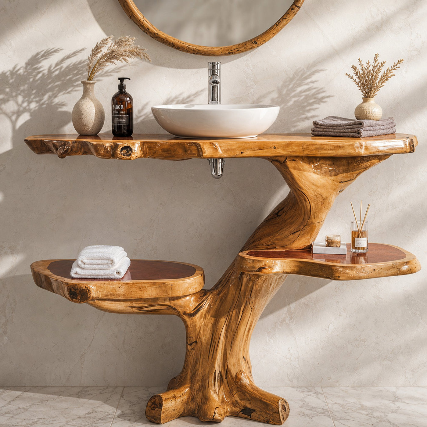 Handcrafted Floating Bathroom Vanity - product view 9