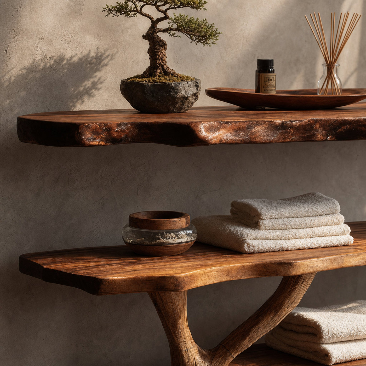 Handcrafted Solid Wood Vanity For Timeless Bathroom Furniture Decor - product view 3