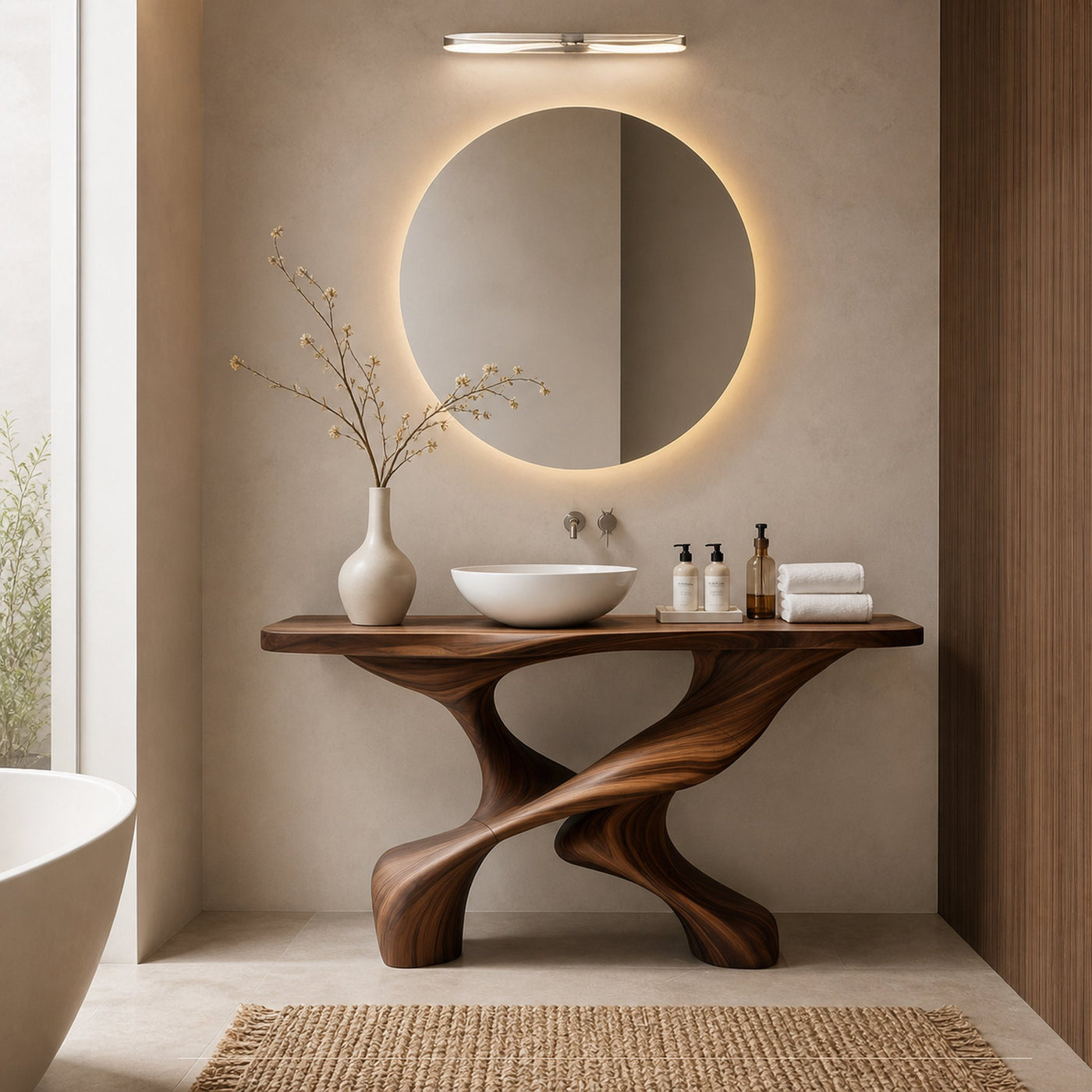Handcrafted Vanity For Elegant Bathroom Furniture