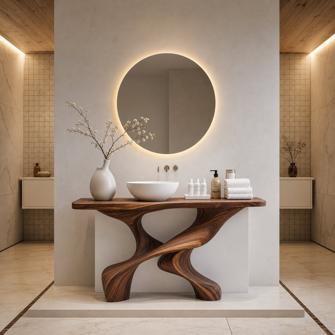 Handcrafted Vanity For Elegant Bathroom Furniture - product view 2