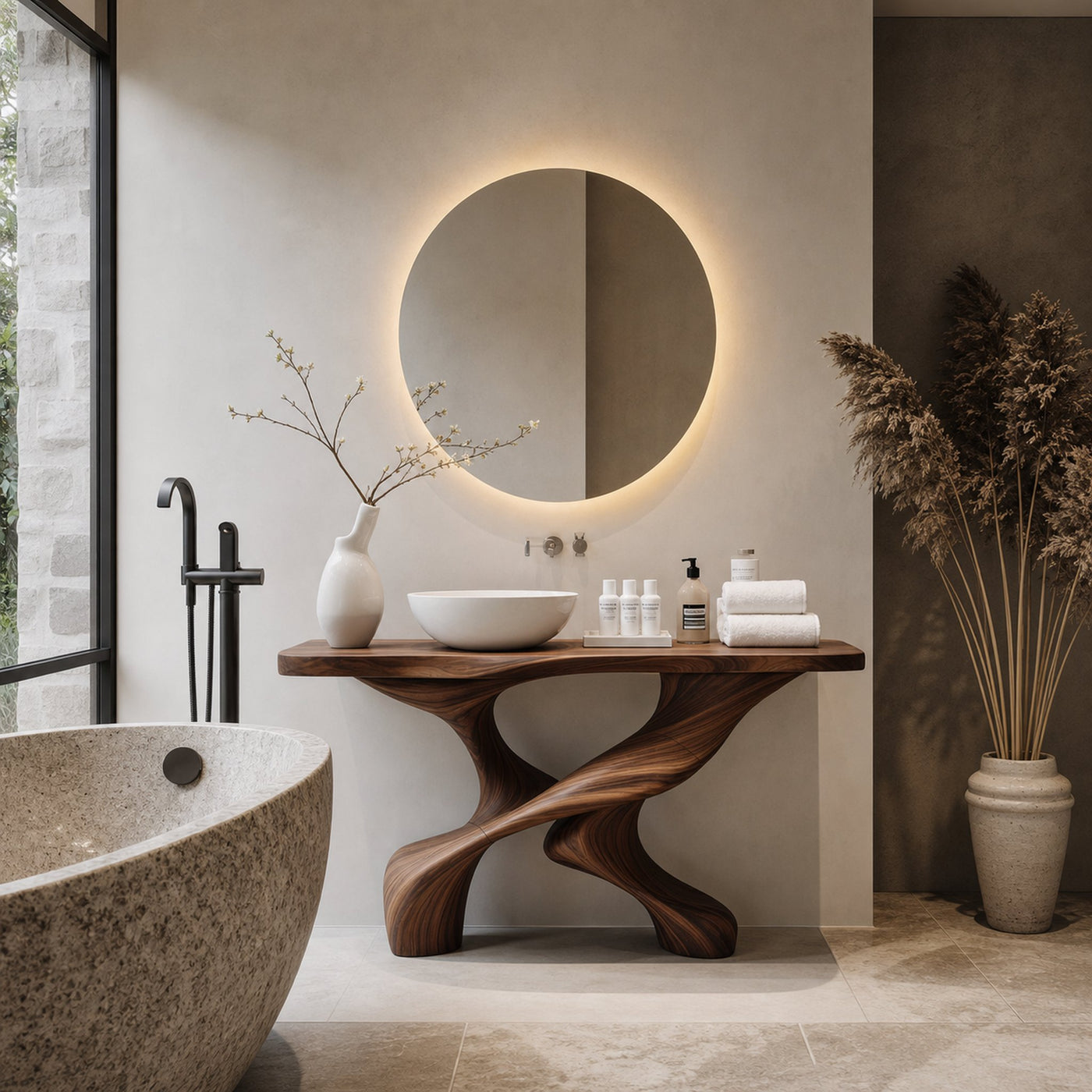 Handcrafted Vanity For Elegant Bathroom Furniture - product view 3