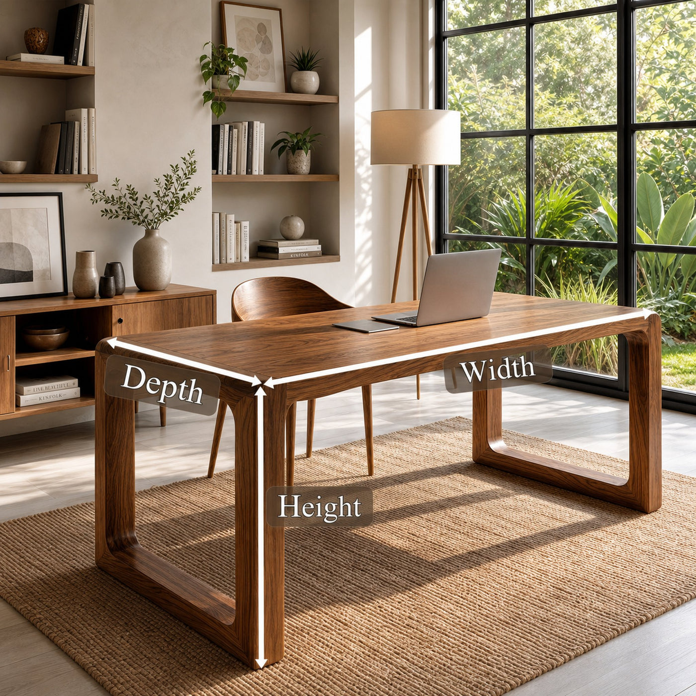 Handcrafted Wooden Desk For Home Office Productivity And Comfort - product view 8